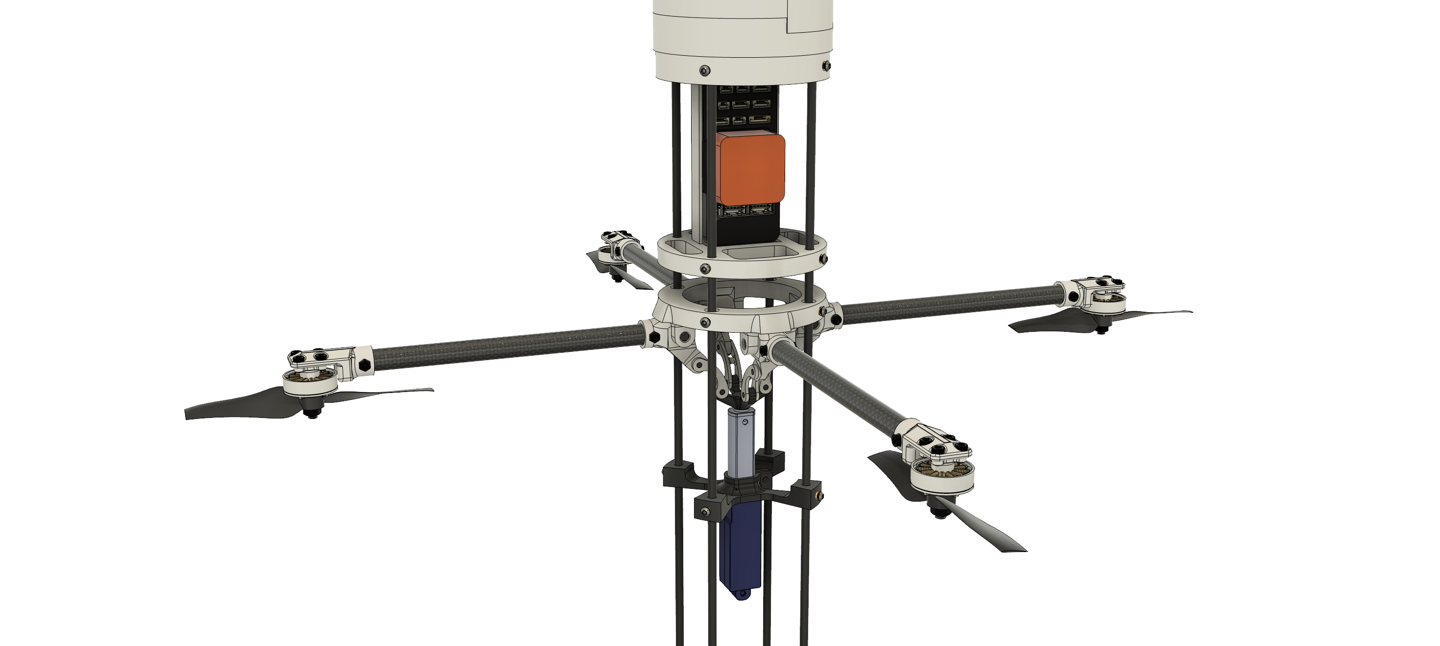 RVTOL mechanism CAD 2