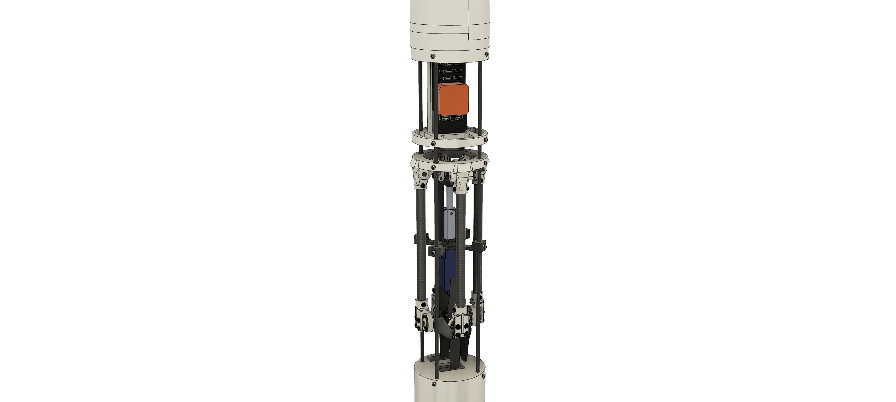 RVTOL mechanism CAD 3